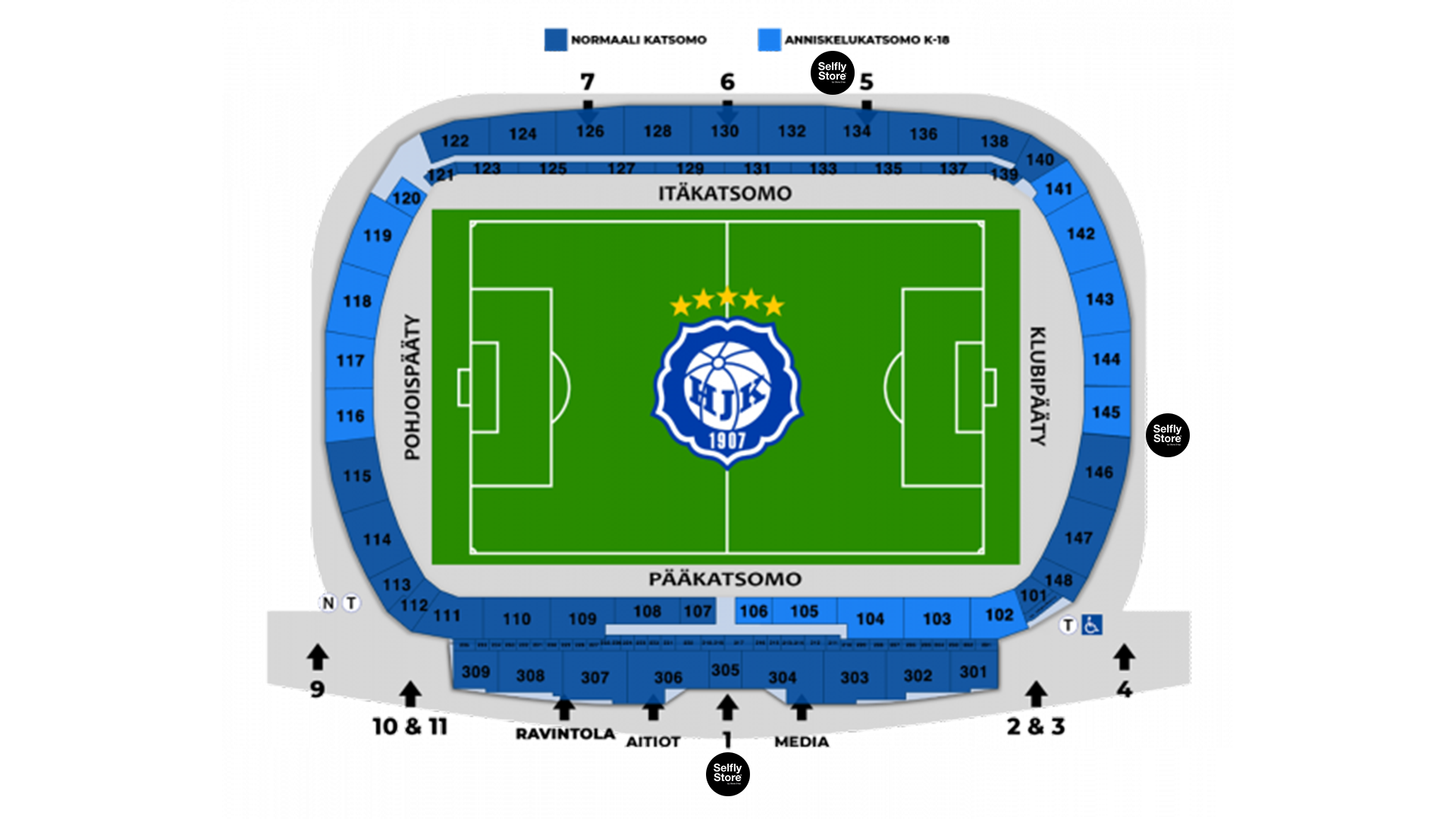 Selfly Store collaborates with HJK at Bolt Arena in Helsinki